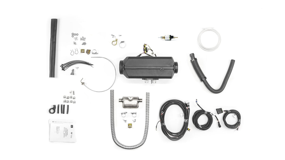 Autoterm Air 4D installation kit contents