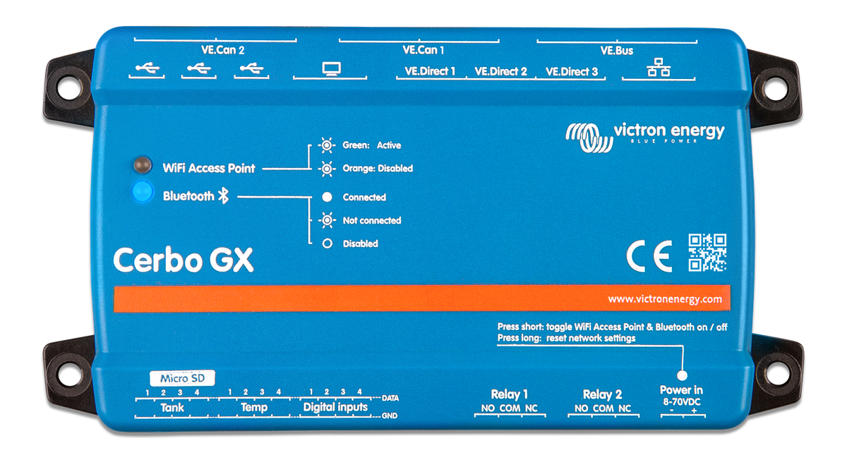 Victron Cerbo GX MK2 connections