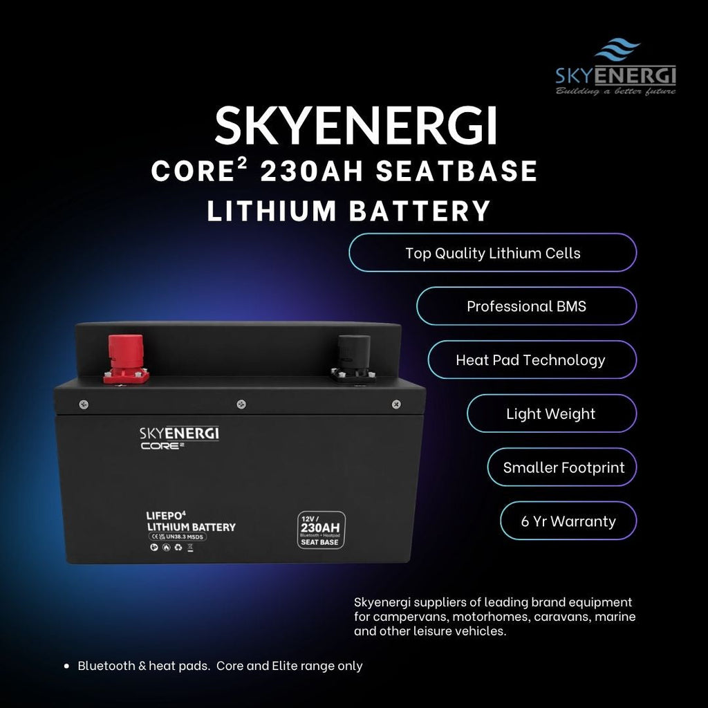 Skyenergi Core2 seat-base features