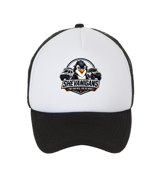 Black and white Shevanigans bubble cap
