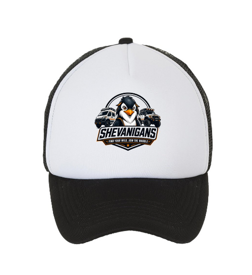 Black and white Shevanigans bubble cap