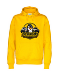 Yellow Shevanigans hoodie with large logo